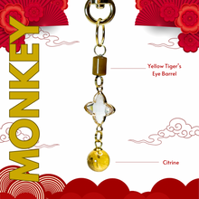 Load image into Gallery viewer, Chinese Zodiac Lucky Crystals Keychain