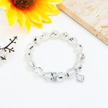 Load image into Gallery viewer, Herkimer Diamond (Grade AAA) with S925 Meteorite (Sweden) Crystal Bracelet