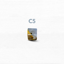 Load image into Gallery viewer, Blue Chalcedony Rough Cube 304 Stainless Steel Chain Crystal Bracelet