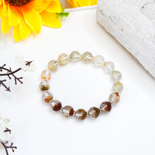 Load image into Gallery viewer, Collector's Grade: Four Seasons Garden Quartz (Grade AAA Half Pot) Crystal Bracelet