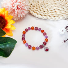 Load image into Gallery viewer, Popular Princess (Ruby, Carnelian, Strawberry Quartz) Crystal Bracelet