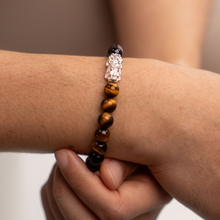 Load image into Gallery viewer, Yellow Tiger's Eye Couple Matchy Crystal Bracelets