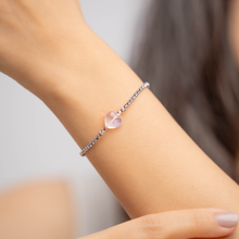 Load image into Gallery viewer, Rainbow Moonstone Tennis Chain Crystal Signature Tennis Chain Bracelet