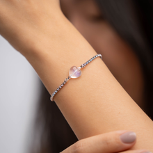 Load image into Gallery viewer, Rainbow Moonstone Tennis Chain Crystal Signature Tennis Chain Bracelet