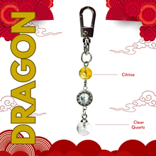 Load image into Gallery viewer, Chinese Zodiac Lucky Crystals Keychain