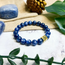 Load image into Gallery viewer, Kyanite (with Gold Plated Abacus)
