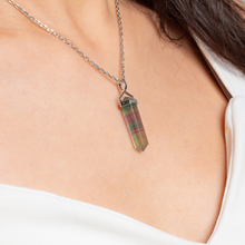 Load image into Gallery viewer, Crystal S925 Sterling Silver Pendulum Necklaces