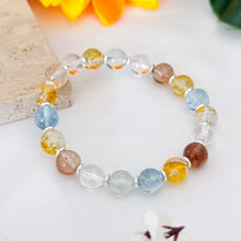 Load image into Gallery viewer, RARE: Multi Colour Topaz Crystal Bracelet