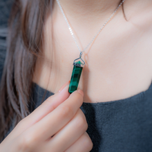 Load image into Gallery viewer, Malachite S925 Pendulum Necklace