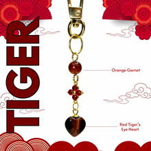 Load image into Gallery viewer, Chinese Zodiac Lucky Crystals Keychain