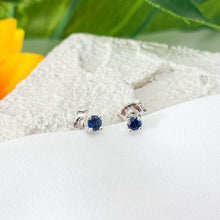 Load image into Gallery viewer, Sapphire S925 Sterling Silver Earrings
