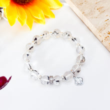 Load image into Gallery viewer, Herkimer Diamond (Grade AAA) with S925 Meteorite (Sweden) Crystal Bracelet