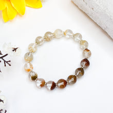 Load image into Gallery viewer, Collector's Grade: Four Seasons Garden Quartz (Grade AAA Half Pot) Crystal Bracelet