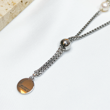 Load image into Gallery viewer, Lady Aurora Ameliorate's Signature Slider Crystal Bracelet (RARE Guava Quartz, Pink Opal, Freshwater Pearls)