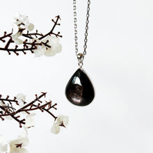 Load image into Gallery viewer, Collector's Grade: Hypersthene (God of Fortune) S925 Necklace with 304 Stainless Steel Chain