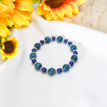 Load image into Gallery viewer, Midnight Blue (Apatite, Lapis Lazuli) Crystal Bracelet