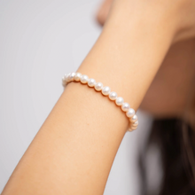 Load image into Gallery viewer, Freshwater Pearls Crystal Chain Bracelet