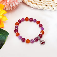 Load image into Gallery viewer, Popular Princess (Ruby, Carnelian, Strawberry Quartz) Crystal Bracelet