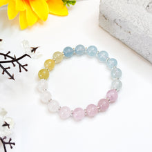 Load image into Gallery viewer, Rainbow Morganite Crystal Bracelet