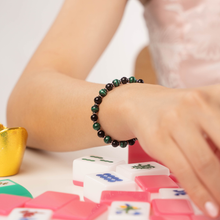 Load image into Gallery viewer, Mini Malachite x Black Tourmaline Crystal Bracelet