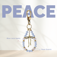 Load image into Gallery viewer, Dainty Crystal Keychain or Phone Charm by Ameliorate Crystals