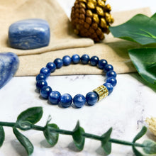 Load image into Gallery viewer, Kyanite (with Gold Plated Abacus)