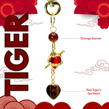 Load image into Gallery viewer, Chinese Zodiac Lucky Crystals Keychain