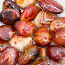 Load image into Gallery viewer, Sardonyx Tumbled Stones