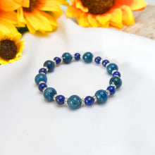 Load image into Gallery viewer, Midnight Blue (Apatite, Lapis Lazuli) Crystal Bracelet