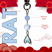 Load image into Gallery viewer, Chinese Zodiac Lucky Crystals Keychain