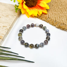 Load image into Gallery viewer, Botswanna Agate Crystal Bracelet
