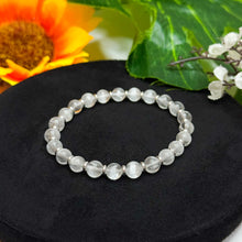 Load image into Gallery viewer, Brazilian White Lace Cat Eye Topaz Crystal Bracelet