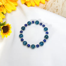 Load image into Gallery viewer, Midnight Blue (Apatite, Lapis Lazuli) Crystal Bracelet