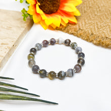 Load image into Gallery viewer, Botswanna Agate Crystal Bracelet