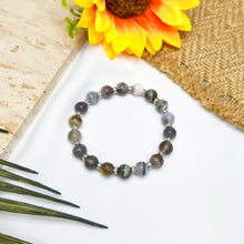 Load image into Gallery viewer, Botswanna Agate Crystal Bracelet