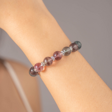 Load image into Gallery viewer, Rainbow Fluorite Crystal Bracelet