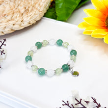 Load image into Gallery viewer, Guava (Prehnite, Green Aventurine) Crystal Bracelet
