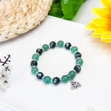 Load image into Gallery viewer, Olive Tree (Seraphinite, Green Aventurine) Crystal Bracelet