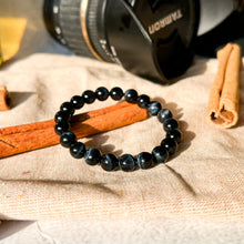 Load image into Gallery viewer, Blue Tiger's Eye Crystal Bracelet