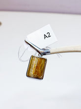 Load image into Gallery viewer, Collector's Grade Copper Rutilated Quartz S925 Pendant with 304 Stainless Steel Chain Necklace