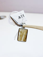 Load image into Gallery viewer, Collector's Grade Copper Rutilated Quartz S925 Pendant with 304 Stainless Steel Chain Necklace
