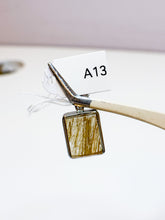 Load image into Gallery viewer, Collector's Grade Copper Rutilated Quartz S925 Pendant with 304 Stainless Steel Chain Necklace