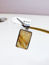 Load image into Gallery viewer, Collector's Grade Copper Rutilated Quartz S925 Pendant with 304 Stainless Steel Chain Necklace