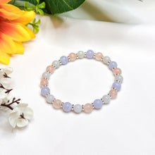 Load image into Gallery viewer, Mini Candy (Blue Lace Agate, Rose Quartz, Green Jade) Crystal Bracelet