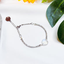 Load image into Gallery viewer, Rainbow Moonstone Tennis Chain Crystal Bracelet (Ameliorate's Signature)