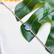 Load image into Gallery viewer, Rainbow Moonstone Tennis Chain Crystal Bracelet (Ameliorate's Signature)