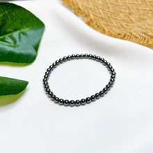 Load image into Gallery viewer, Mini Hematite Crystal Bracelet (4mm/8mm)