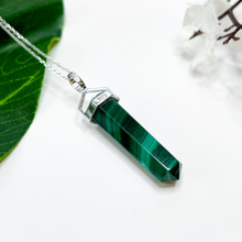 Load image into Gallery viewer, Malachite S925 Pendulum Necklace