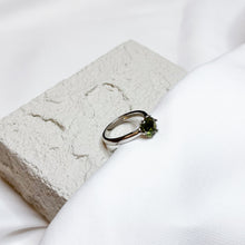 Load image into Gallery viewer, Moldavite Crystal S925 Ring