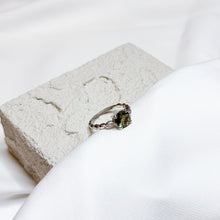 Load image into Gallery viewer, Moldavite Crystal S925 Ring